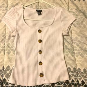 White Rue21 Top Size M